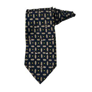 Vintage Disney Mickey Faces Cartoon Novelty Necktie 100% Silk